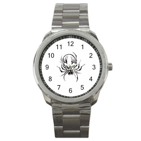 spider21987 Sport Metal Watch from ArtsNow.com Front