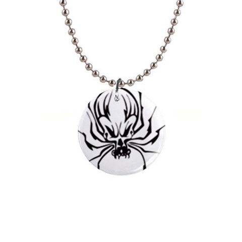 spider21987 1  Button Necklace from ArtsNow.com Front