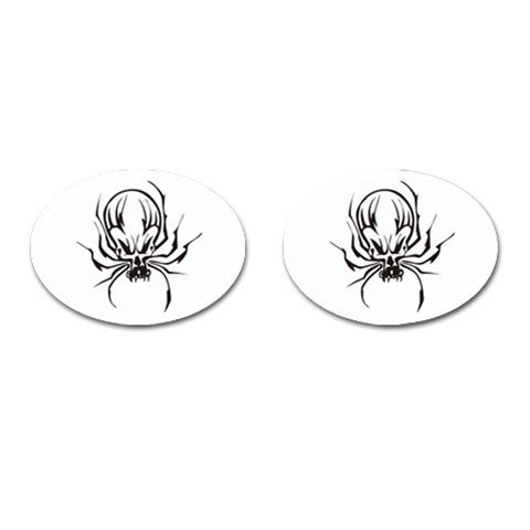 spider21987 Cufflinks (Oval) from ArtsNow.com Front(Pair)