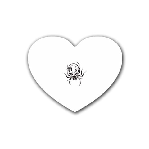 spider21987 Rubber Coaster (Heart) from ArtsNow.com Front