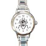 spider22034 Round Italian Charm Watch