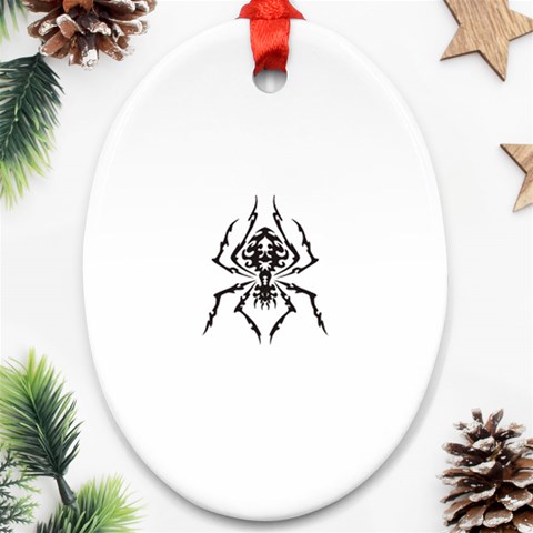 spider22034 Ornament (Oval) from ArtsNow.com Front