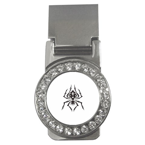 spider22034 Money Clip (CZ) from ArtsNow.com Front