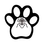 spider22034 Magnet (Paw Print)