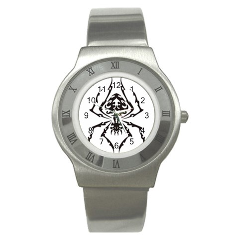 spider22034 Stainless Steel Watch from ArtsNow.com Front