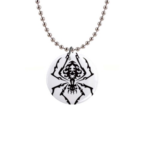 spider22034 1  Button Necklace from ArtsNow.com Front