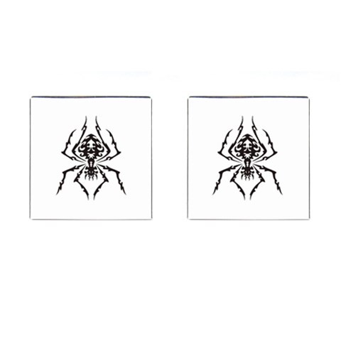 spider22034 Cufflinks (Square) from ArtsNow.com Front(Pair)