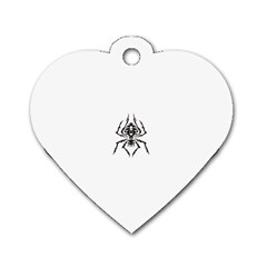 spider22034 Dog Tag Heart (Two Sides) from ArtsNow.com Front