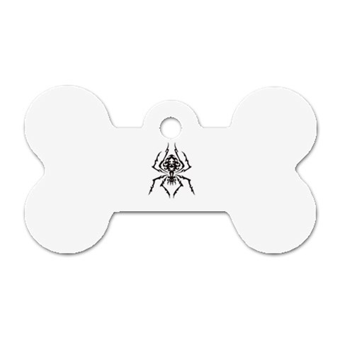 spider22034 Dog Tag Bone (Two Sides) from ArtsNow.com Front