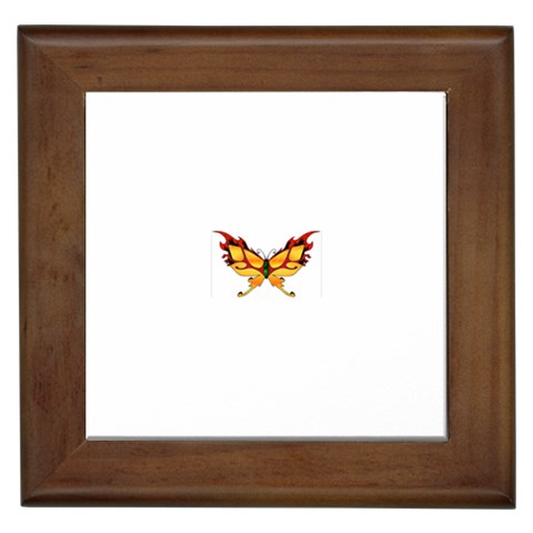 tgoldenbutterfly Framed Tile from ArtsNow.com Front