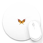 tgoldenbutterfly Round Mousepad