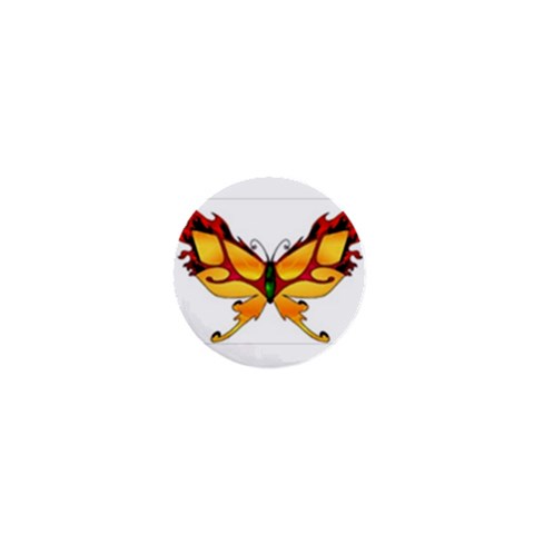 tgoldenbutterfly 1  Mini Button from ArtsNow.com Front