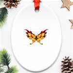 tgoldenbutterfly Ornament (Oval)