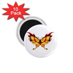 tgoldenbutterfly 1.75  Magnet (10 pack) 
