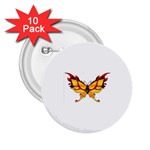tgoldenbutterfly 2.25  Button (10 pack)