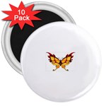 tgoldenbutterfly 3  Magnet (10 pack)