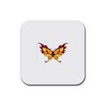 tgoldenbutterfly Rubber Coaster (Square)