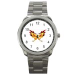 tgoldenbutterfly Sport Metal Watch