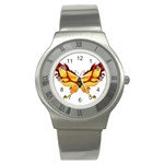 tgoldenbutterfly Stainless Steel Watch