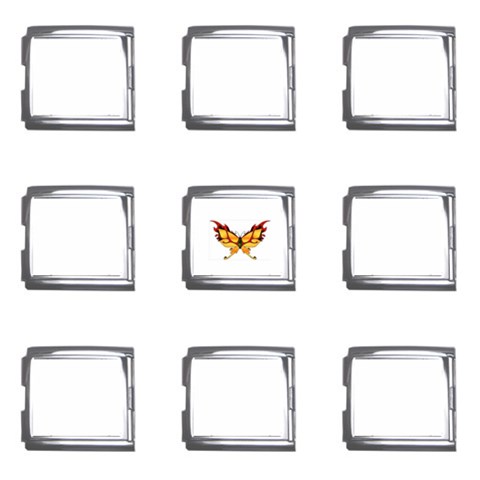 tgoldenbutterfly Mega Link Italian Charm (9 pack) from ArtsNow.com Front