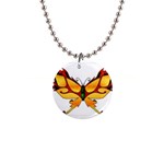 tgoldenbutterfly 1  Button Necklace