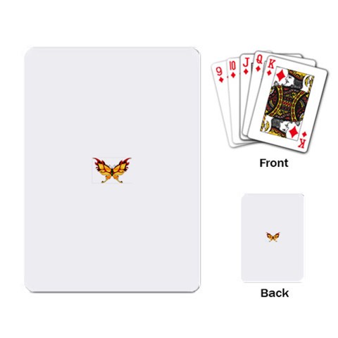 tgoldenbutterfly Playing Cards Single Design from ArtsNow.com Back