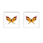 tgoldenbutterfly Cufflinks (Square)