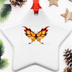 tgoldenbutterfly Star Ornament (Two Sides) from ArtsNow.com Front