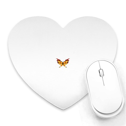tgoldenbutterfly Mousepad (Heart) from ArtsNow.com Front