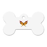 tgoldenbutterfly Dog Tag Bone (Two Sides)