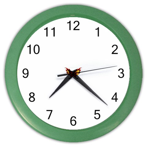 tgoldenbutterfly Color Wall Clock from ArtsNow.com Front