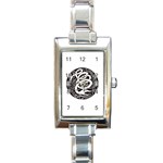 snake8808 Rectangular Italian Charm Watch