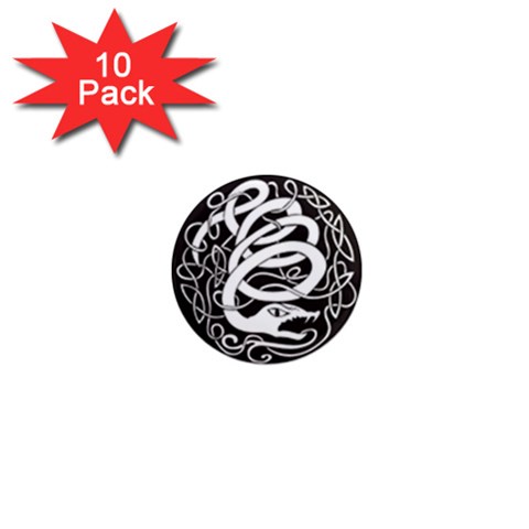 snake8808 1  Mini Magnet (10 pack)  from ArtsNow.com Front