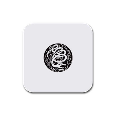 snake8808 Rubber Square Coaster (4 pack) from ArtsNow.com Front