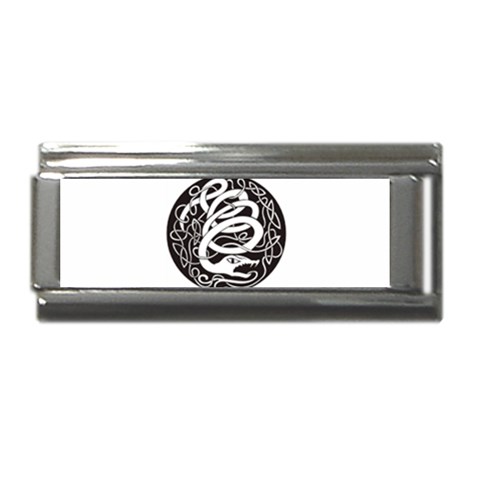 snake8808 Superlink Italian Charm (9mm) from ArtsNow.com Front