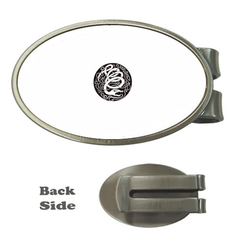 snake8808 Money Clip (Oval) from ArtsNow.com Front