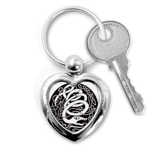 snake8808 Key Chain (Heart) from ArtsNow.com Front
