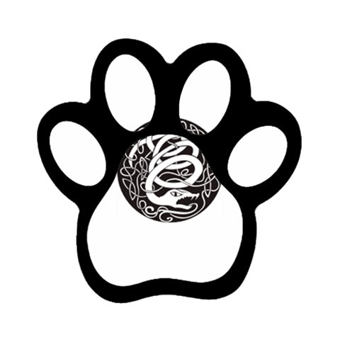 snake8808 Magnet (Paw Print) from ArtsNow.com Front
