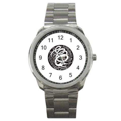 snake8808 Sport Metal Watch from ArtsNow.com Front