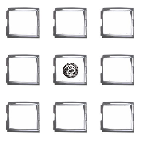 snake8808 Mega Link Italian Charm (9 pack) from ArtsNow.com Front