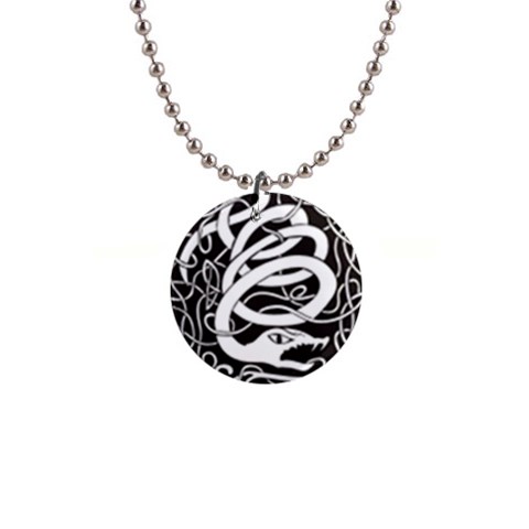 snake8808 1  Button Necklace from ArtsNow.com Front