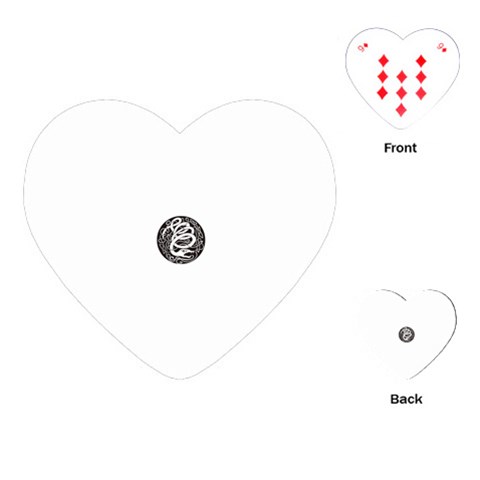 snake8808 Playing Cards (Heart) from ArtsNow.com Front