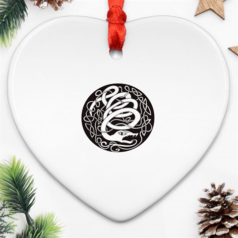 snake8808 Heart Ornament (Two Sides) from ArtsNow.com Front