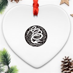snake8808 Heart Ornament (Two Sides) from ArtsNow.com Front