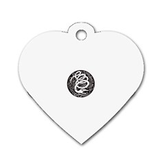 snake8808 Dog Tag Heart (Two Sides) from ArtsNow.com Front
