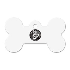 snake8808 Dog Tag Bone (Two Sides) from ArtsNow.com Front
