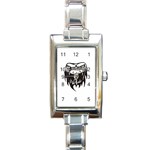 snake3087 Rectangular Italian Charm Watch