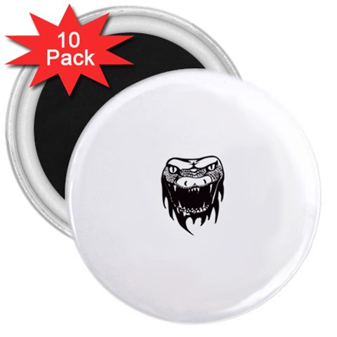 snake3087 3  Magnet (10 pack) from ArtsNow.com Front