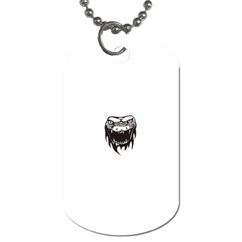 snake3087 Dog Tag (Two Sides) from ArtsNow.com Front