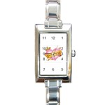 3-556882-0-2-1 Rectangular Italian Charm Watch